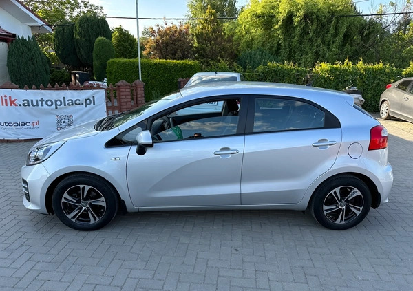 Kia Rio cena 36900 przebieg: 98000, rok produkcji 2017 z Trzebnica małe 667